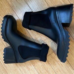 Circus by Sam Edelman - Sleek Black Chunky Sole Ankle Boots